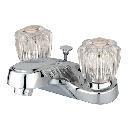 Kingston Brass 4" Centerset Bathroom Faucet, Polished Chrome KB161B